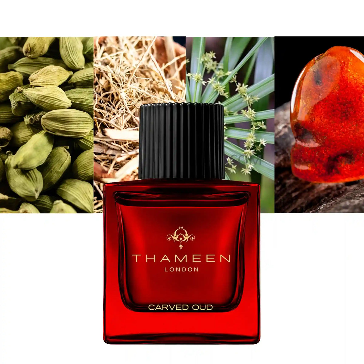 Thameen Red Carved Oud